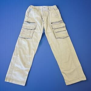 Hollister Men’s Cargo Pants (8 Pockets) Size 28x30 Beige - Very Good Condition